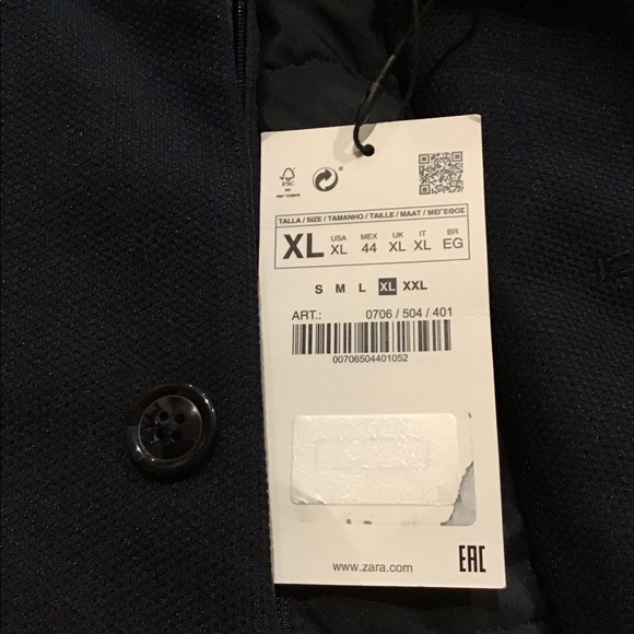 Zara man contrasting piquets blazer - Picture 5 of 5